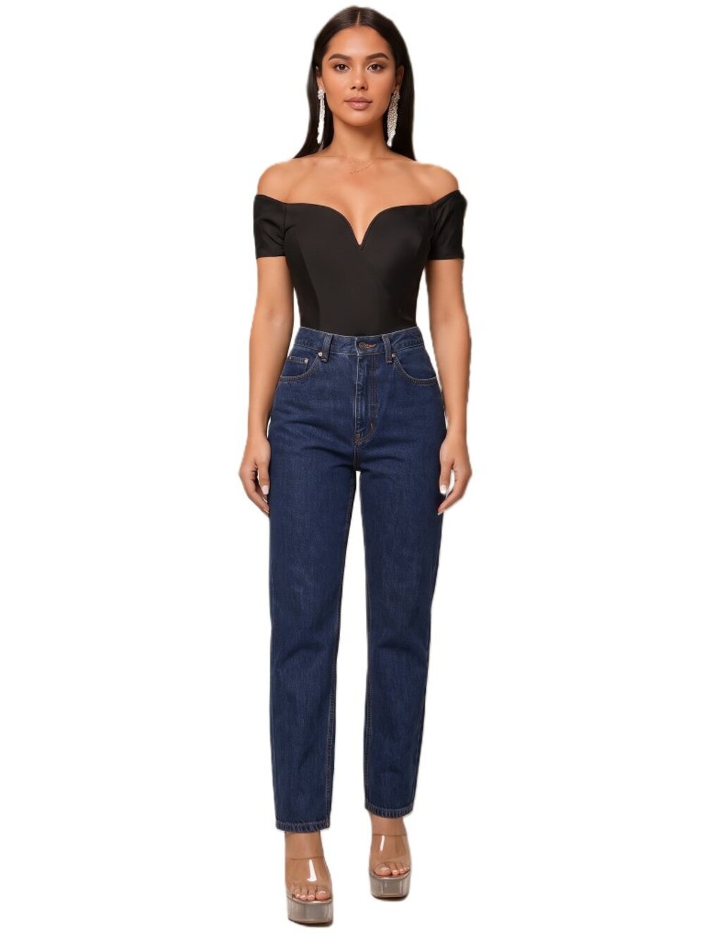 Everlane The 90’s Cheeky Jean – Organic Cotton – Dark Blue – Size 26